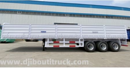 3 Axle Trailer Dropside Will Be Sent to Djibouti