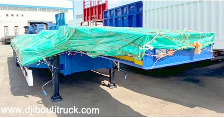 40 Ft Low Bed Trailer for Sale Will Be Sent to Djibouti