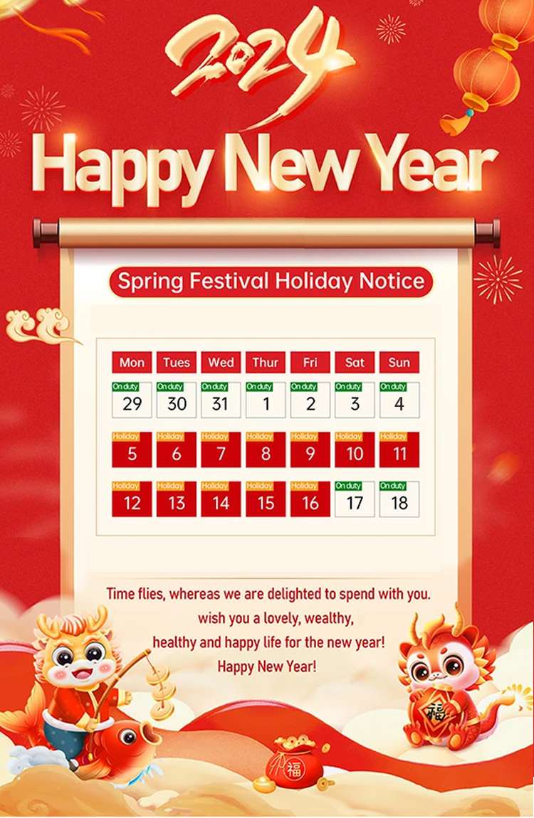 Djiboutitruck 2024 Spring Festival Holiday Notice