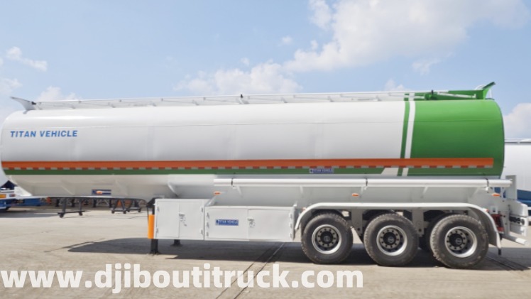 3 Axle 45000 Liters Fuel Tanker Trailer For Sale In DJOBC