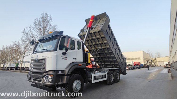 6x4 Sinotruk Hohan Dump Truck in Djibouti