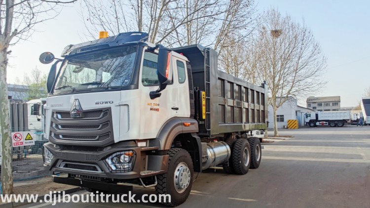 6x4 Sinotruk Hohan Dump Truck in Djibouti