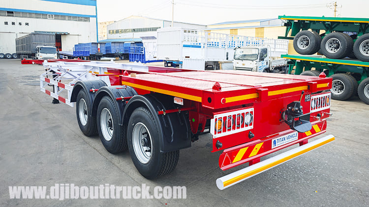 40Ft Container Trailer Chassis for Sale in Djibouti
