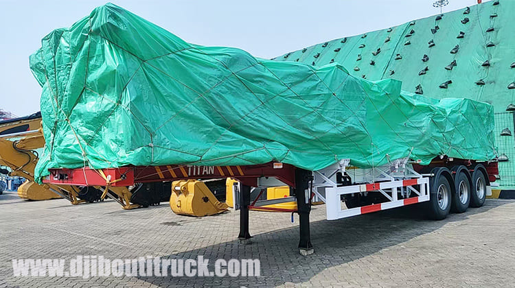 40Ft Container Trailer Chassis for Sale in Djibouti