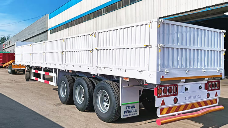 Tri Axle Side Wall Trailer for Sale in Djibouti