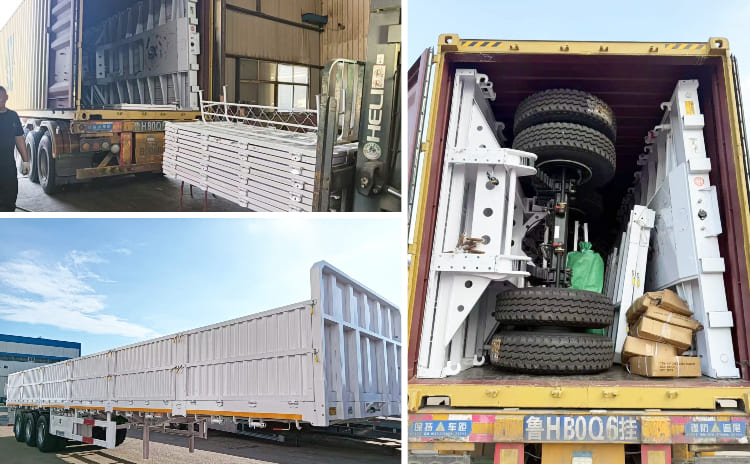 Tri Axle Side Wall Trailer for Sale in Djibouti