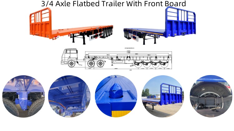 Buy Flatbed Trailer Price  Flatbed Trailer for Sale in Djibouti