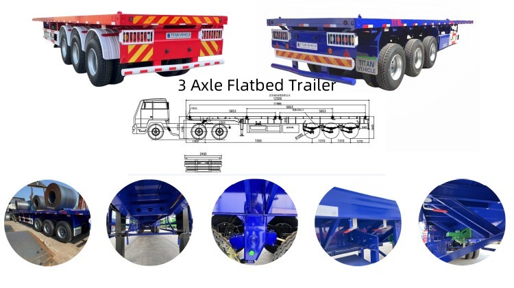 Buy Flatbed Trailer Price | Flatbed Trailer for Sale in Djibouti