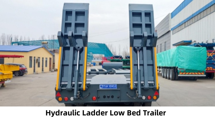 Low Bed Semi Trailer Price  Semi Low Bed Trailer For Sale in Dijibouti