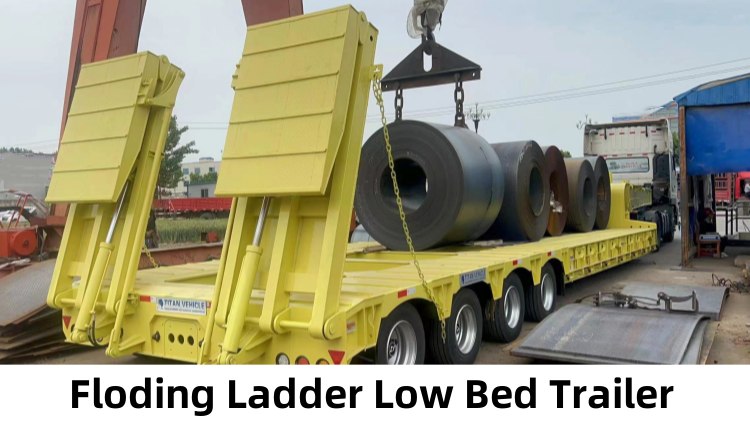 Low Bed Semi Trailer Price  Semi Low Bed Trailer For Sale in Dijibouti