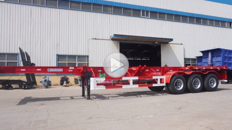 40ft Shipping Container Trailer Chassis for Sale in Djibouti