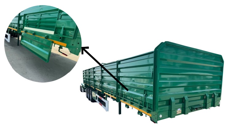 Dropside Trailer With Drop Sides in Djibouti