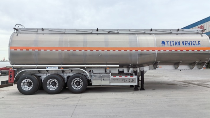 Stainless Steel Fuel Tanker Trailer  Fuel Tanker Trucks for Sale in Djibouti