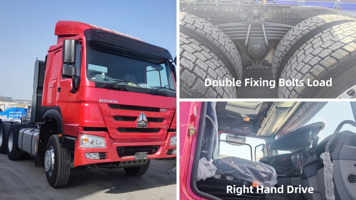 Sino Trucks Howo Truck Head  Howo Dump Truck Price for Sale in Djibouti