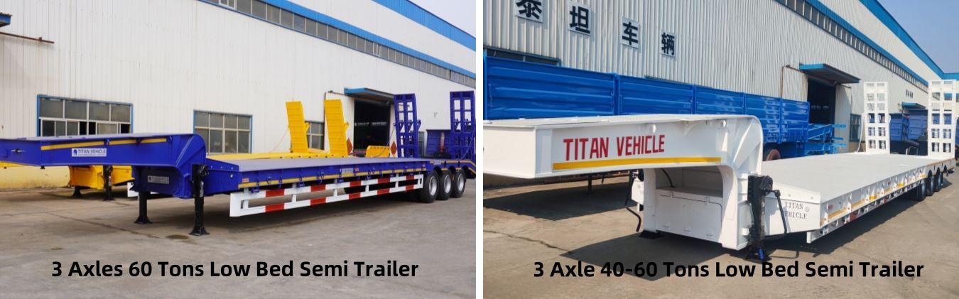 Low Bed Semi Trailer Price  Semi Low Bed Trailer For Sale in Dijibouti