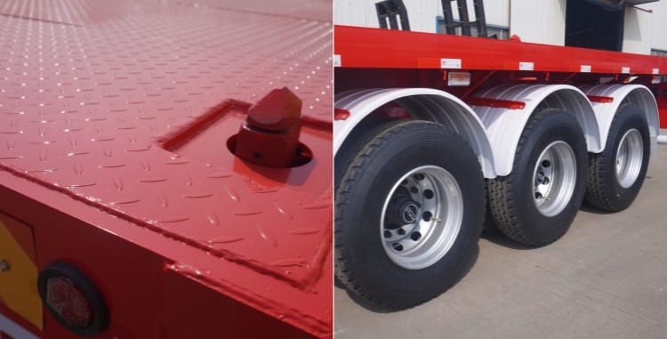 New Flatbed Trailers 3 Axle for Sale in Djibouti