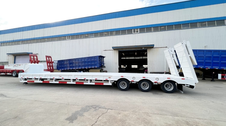 Low Bed Trailers Truck | Truck Trailer Low Bed for Sale in Djibouti