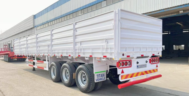 3 Axle 50 Ton Side Wall Semi Trailer | Trailer Side Wall for Sale in Djibouti