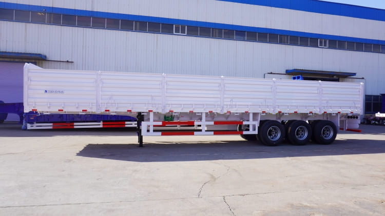 3 Axle 50 Ton Side Wall Semi Trailer | Trailer Side Wall for Sale in Djibouti