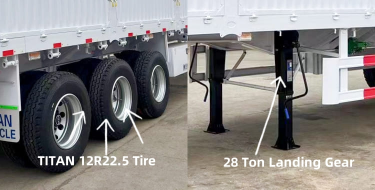 3 Axle Fence Cargo Trailer | Livestock Show Trailers for Sale in Djibouti