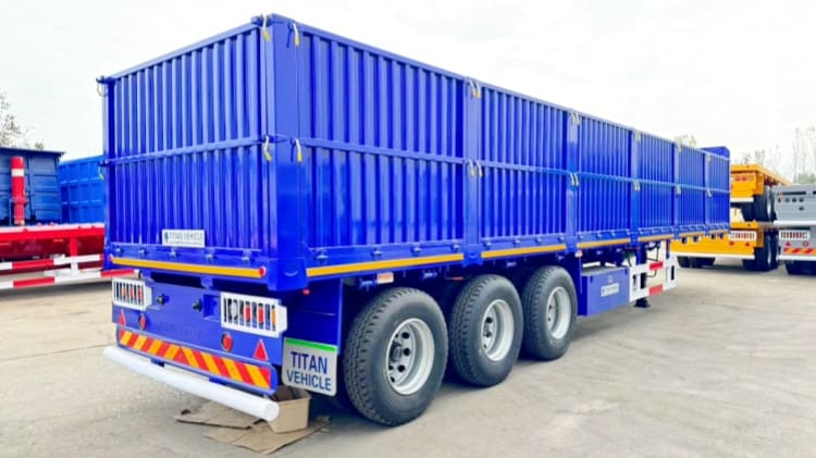 3 Axle Trailer Dropside | Trailer With Drop Sides for Sale in Djibouti