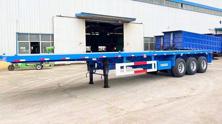 Flatbed Tractor Trailer | Flatbed Truck Trailer for Sale in Djibouti