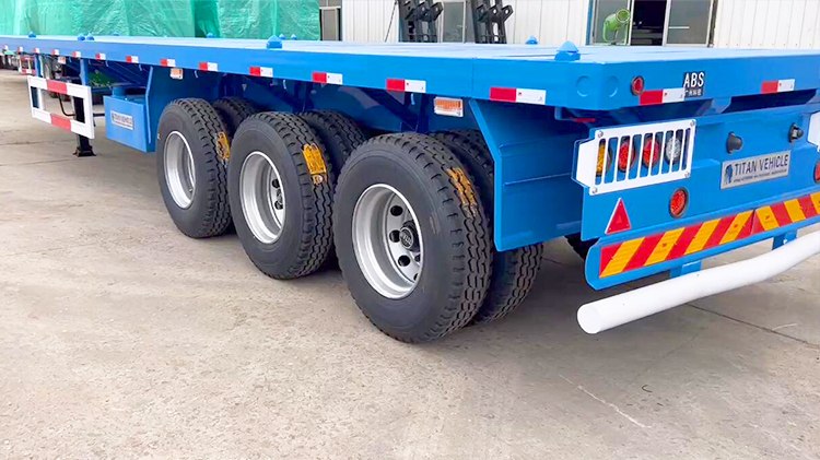 Flatbed Tractor Trailer | Flatbed Truck Trailer for Sale in Djibouti