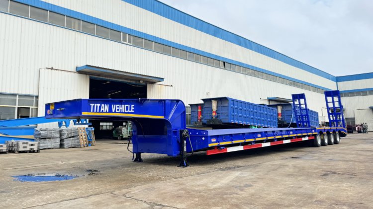 40 Feet Low Bed Trailer Price Transporter In Djibouti