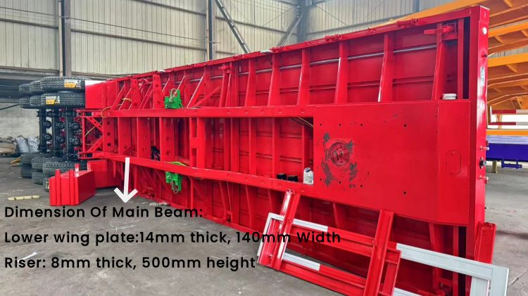 Tri Axle 60 Ton Flat Bed Trailer For Sale Near Me In Djibouti