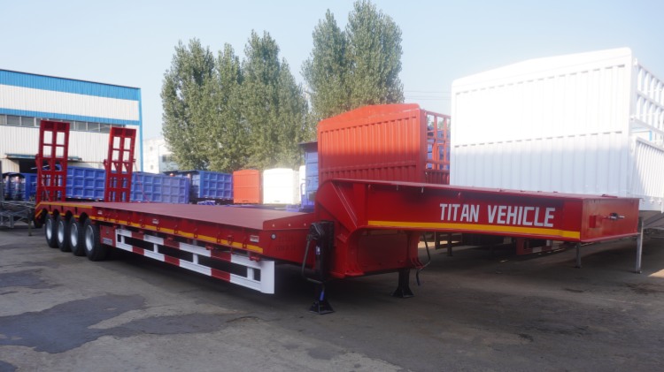 4 Axle Semi Lowbed Trailer For Sale In Djibouti