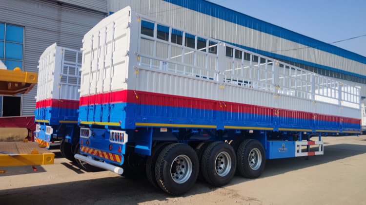 3 Axle 60 Ton Fence Trailer Near Me In DJIBOUTI Port