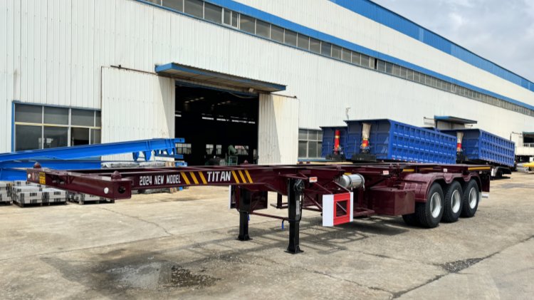 3 Axle Container Chassis Trailer Near Me In Djibouti