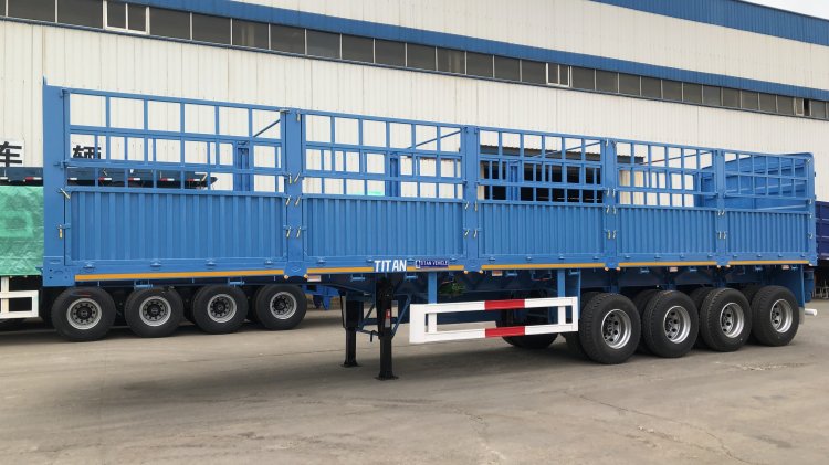 3 Axle Fence Semi Trailer In Djibouti