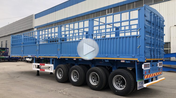 3 Axle Fence Semi Trailer In Djibouti