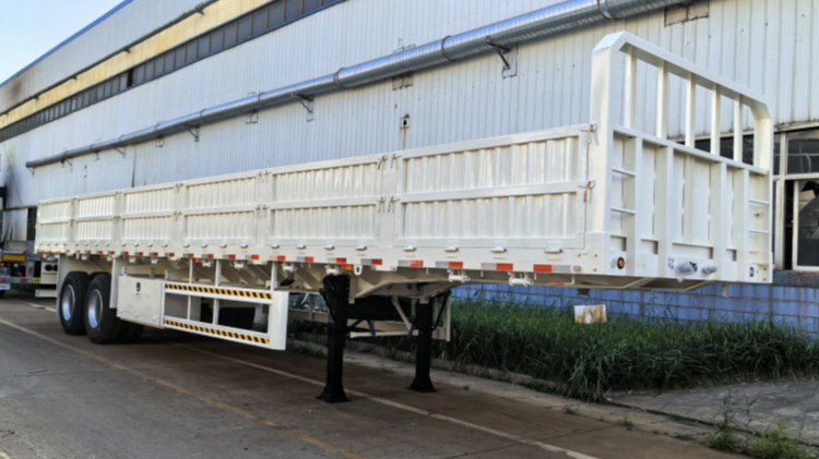 40 Ft Drop Side Utility Trailer In DJIBOUTI Port