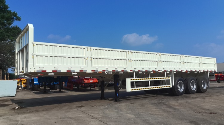 40 Ft Drop Side Utility Trailer In DJIBOUTI Port