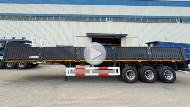 Tri Axle 60 Ton Grain Trailers For Sale In DJIBOUTI Port