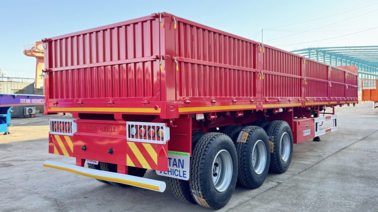 Tri Axle 60 Ton Trailer Dropside In Djibouti