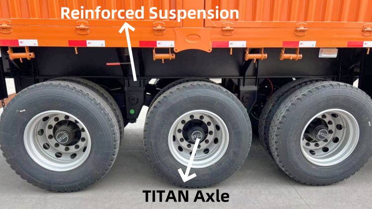 3 Axle 60 Tons Of Trailer Stakes In Djibouti