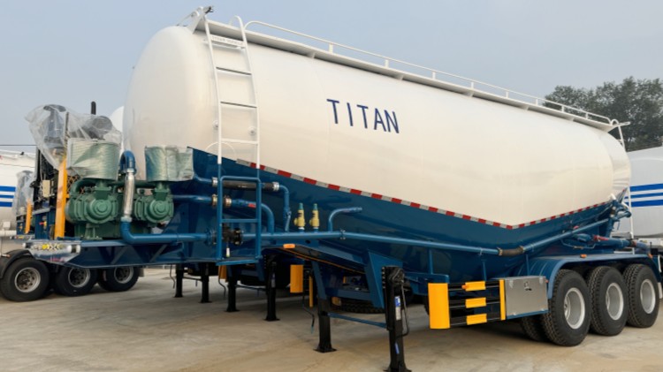 35 CBM Cement Tanker Semi Trailer In Djibouti