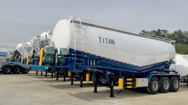 35 CBM Cement Tanker Semi Trailer In Djibouti