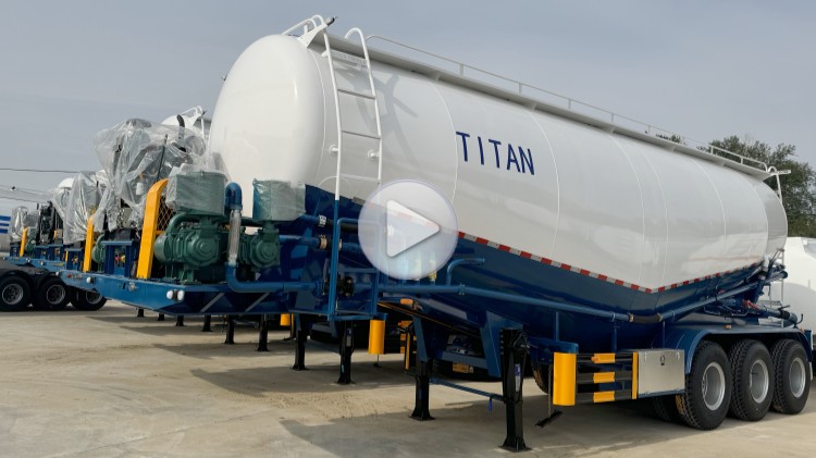 35 CBM Cement Tanker Semi Trailer In Djibouti