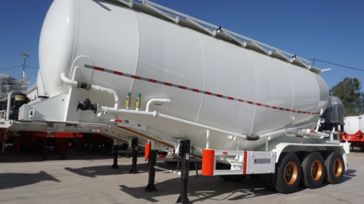 40 CBM Bulk Cement Tanker Trailer in Djibouti