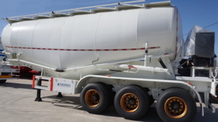 40 CBM Bulk Cement Tanker Trailer in Djibouti