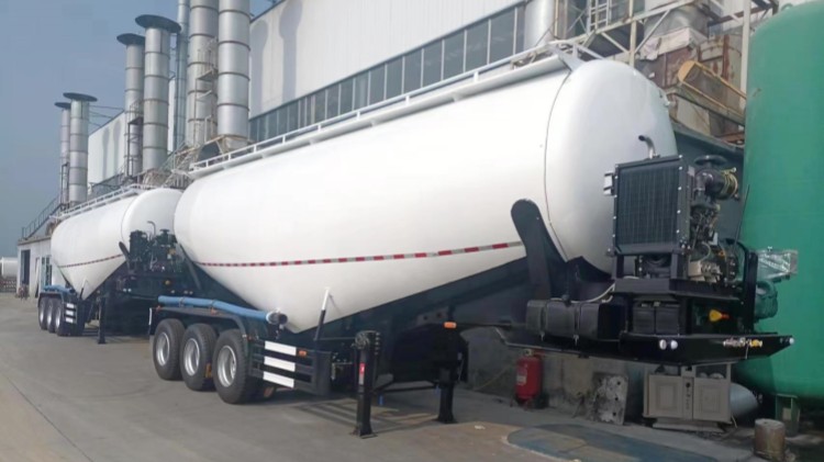 46 CBM Bulk Cement Tankers and Trailers in Djibouti Port