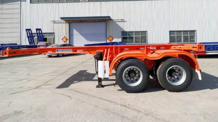 2 Axle 20Ft Skeletal Trailer for Sale in Djibouti