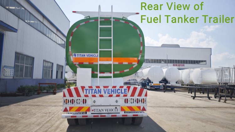 Diesel Fuel Tanker Trailer with Fuel Tank for Sale in Djibouti