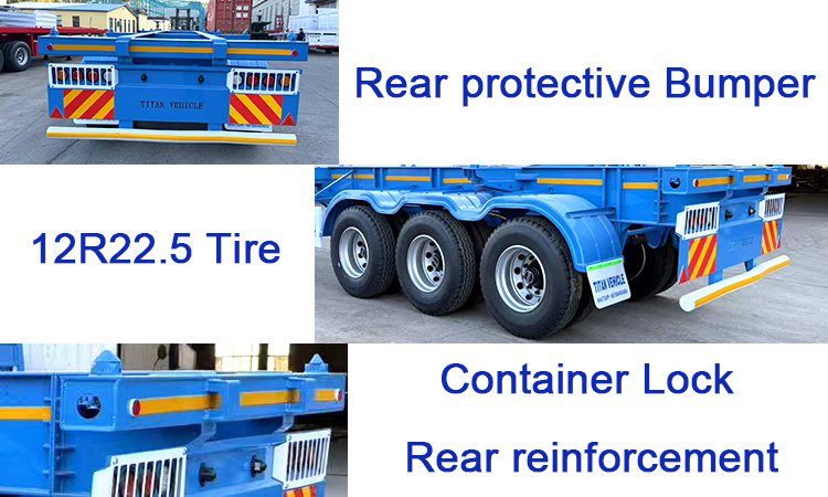 40 Ft Container Chassis Dimensions in Djibouti