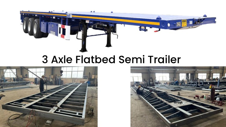 Three Axle Flat Bed Trailers for Sale Near Me in Djibouti