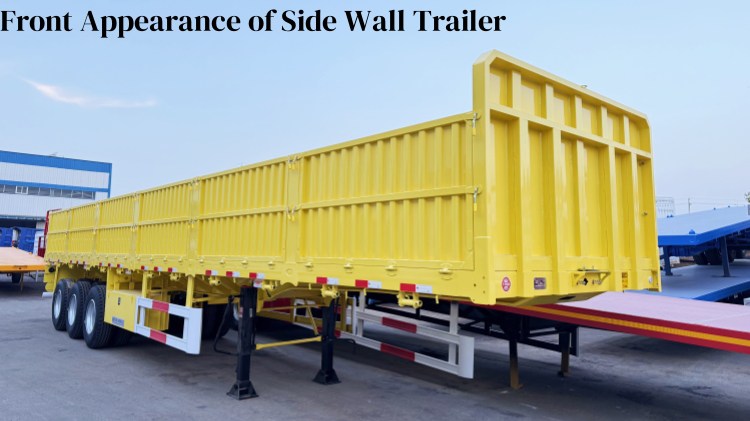 3 Axle Drop Side Semi Trailer Dropside in Djibouti